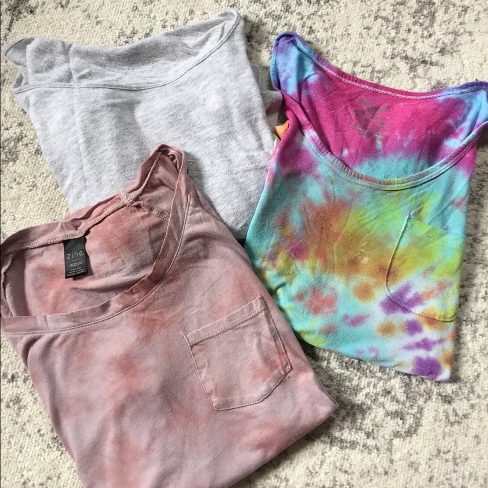 Bundle of Three Pocket Tees!